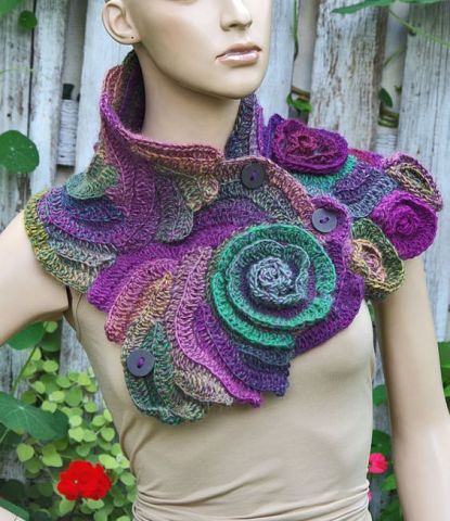 Когда вяжут не только для тепла, но и для красоты! handmake,вязание,поделки своими руками