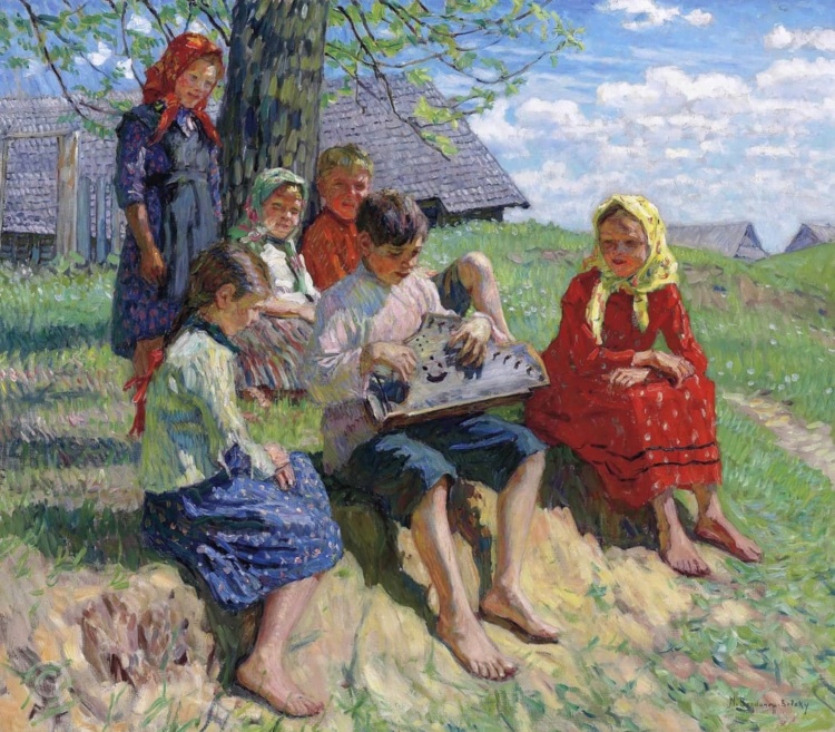 Художник Николай Богданов — Бельский (1868 — 1944). Картины русской жизни 