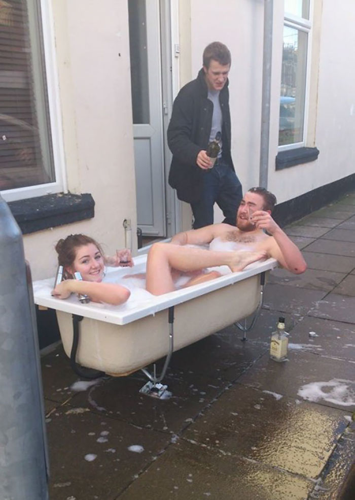 Bath Time In The Streets Of Portsmouth