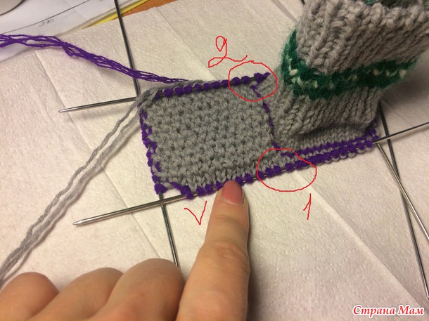 Необычный способ вязания пятки: мастер-класс Необычный способ вязания пятки: мастер-класс вязание