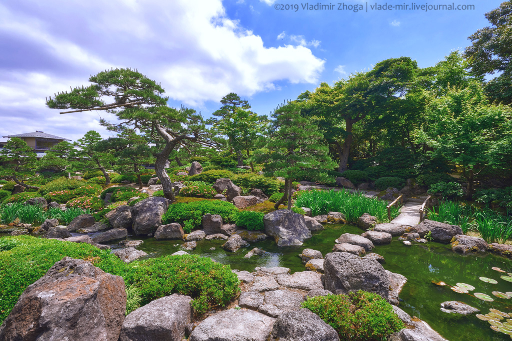 Японские сады как произведения искусства 