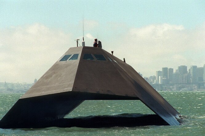 Sea Shadow: американский стелс-катер, похожий на корабль пришельцев