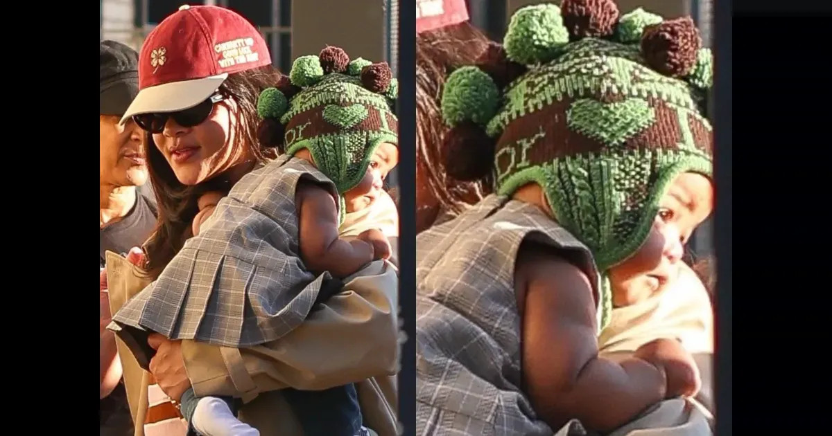 Рианна впервые появилась на публике с дочерью