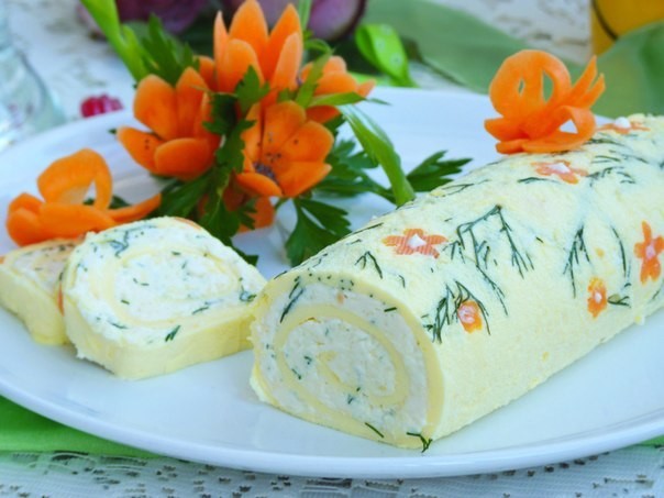 Нежнейший рулет Белоснежка еда, кухня, рулет