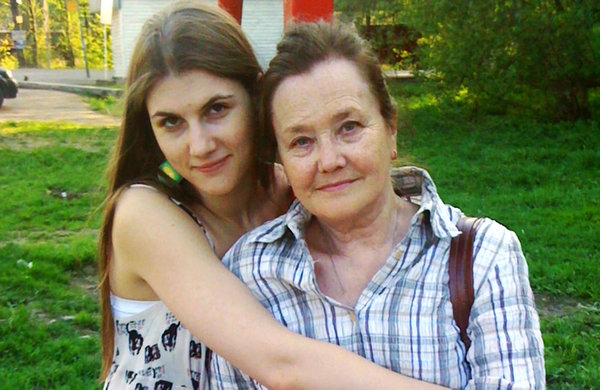 С внучкой Марьяной
