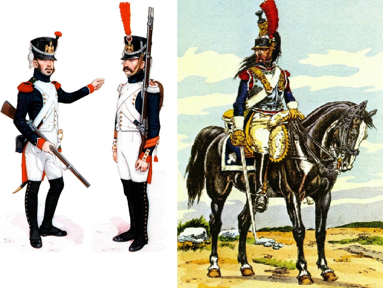 Французские солдаты. (Ian Castle Aspern & Wargam 1809) Французские солдаты.