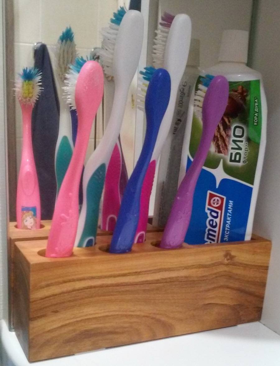 Подставка под зубощётки самоделкин
