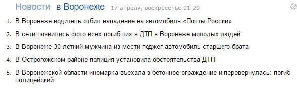 Воронеж противопоказан людям со слабой психикой