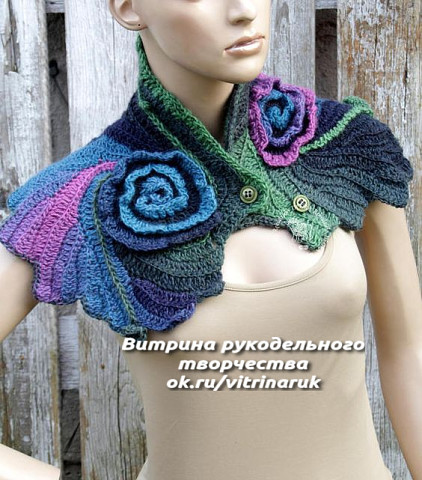 Когда вяжут не только для тепла, но и для красоты! handmake,вязание,поделки своими руками