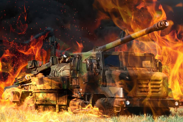 ЮЖНЫЙ ФРОНТ: ФРАНЦУЗСКИЙ «ЦЕЗАРЬ» СГОРЕЛ ДОТЛА ﻿