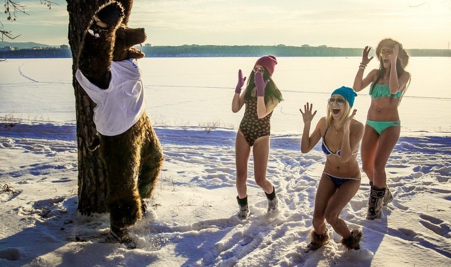 Русская зима: восторг западных соцсетей! 