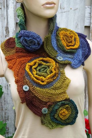 Когда вяжут не только для тепла, но и для красоты! handmake,вязание,поделки своими руками