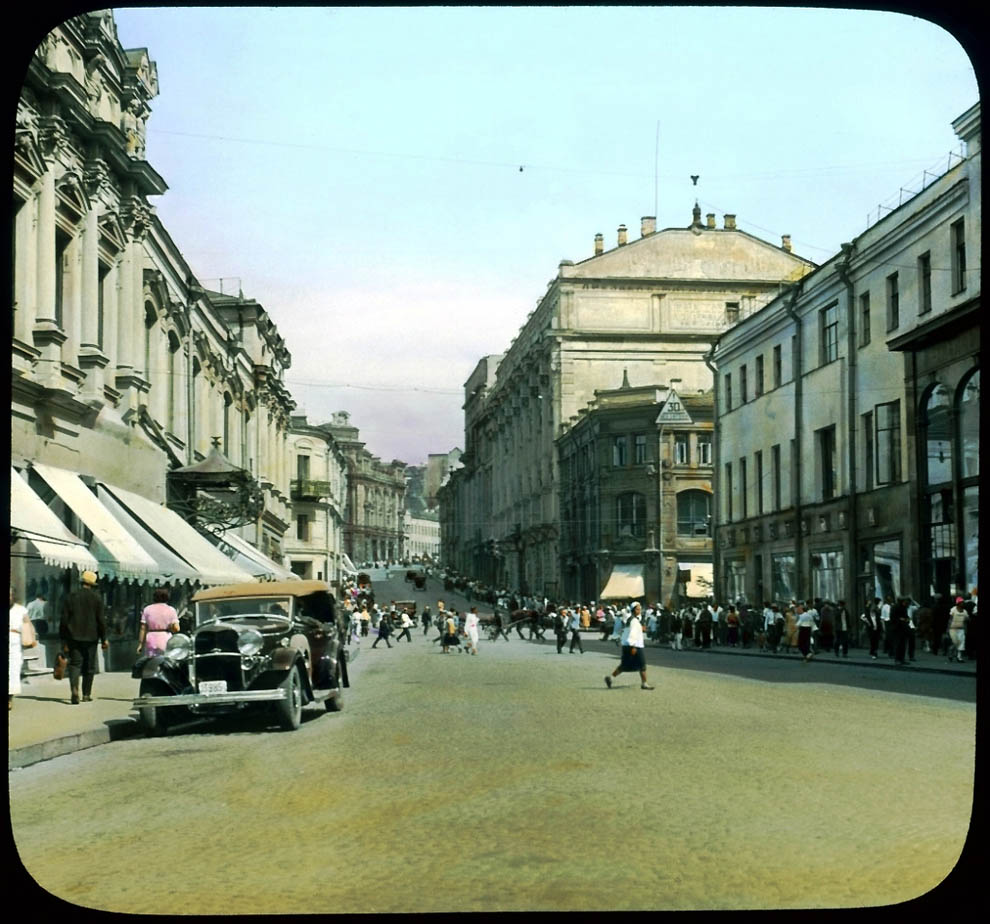 Фотография: Москва 1931 года в цвете на невероятно атмосферных снимках №17 - BigPicture.ru