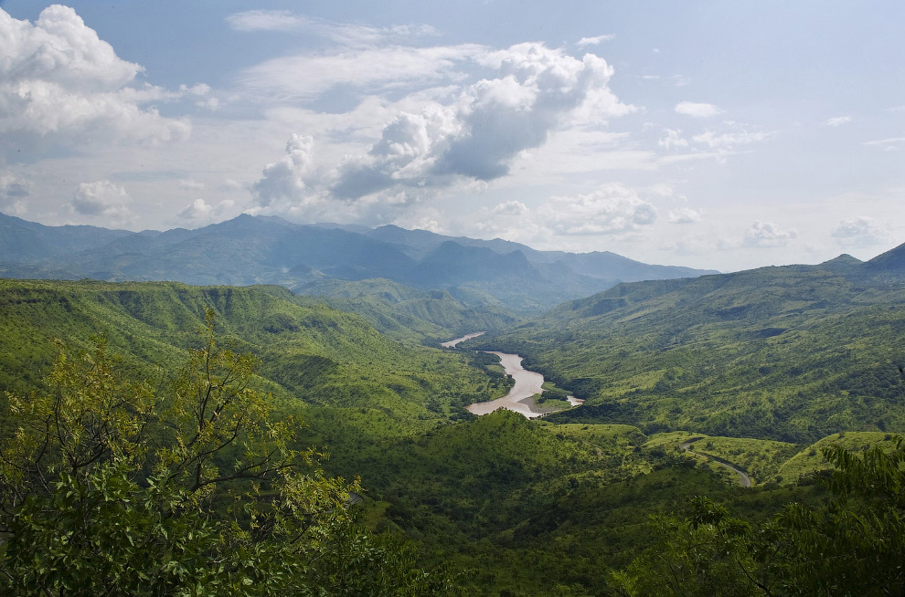 Река Омо на юге Эфиопии