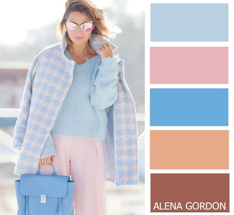 Нежные весенние сочетания в одежде 