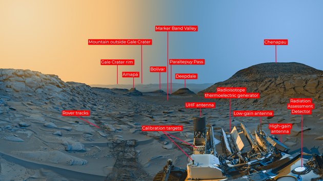 Curiosity «проснулся» и прислал невероятно красивую панораму Марса