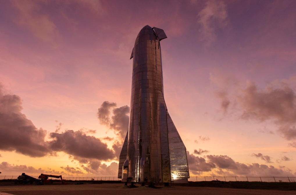 Starship Mk1. Финальная версия носителя будет весить пять тысяч тонн при высоте 118 метров. Это сделает его крупнейшим в истории человечества  / ©flickr.com/Official SpaceX Photos