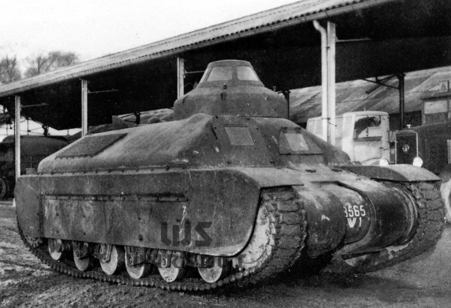 ​Опытный образец Char G1P. Этот танк оказался единственным дошедшим до стадии опытного образца, но показал себя крайне неудачно - Колосс на глиняных ногах | Warspot.ru