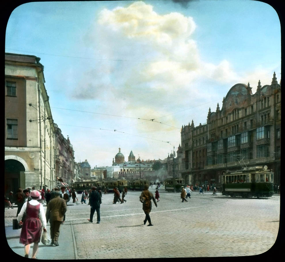 Фотография: Москва 1931 года в цвете на невероятно атмосферных снимках №13 - BigPicture.ru