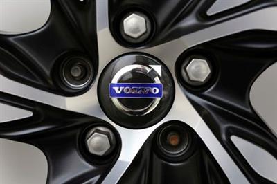 FILE PHOTO: A Volvo logo is seen on a rim displayed at a Volvo showroom in Mexico City, Mexico April 6, 2018. REUTERS/Gustavo Graf/File Photo
