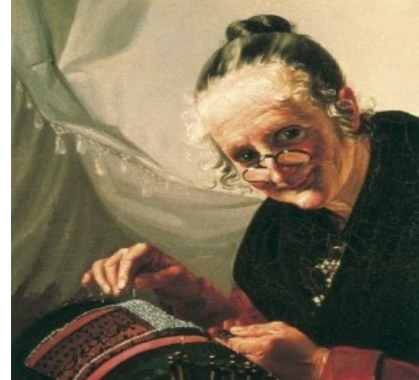 Кружевница-мастерица кружева свои плетет, фото № 14