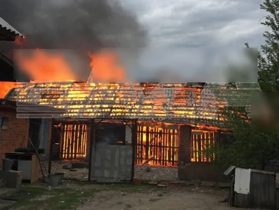 После атак украинских БПЛА в Брянской области сгорело почти целое село