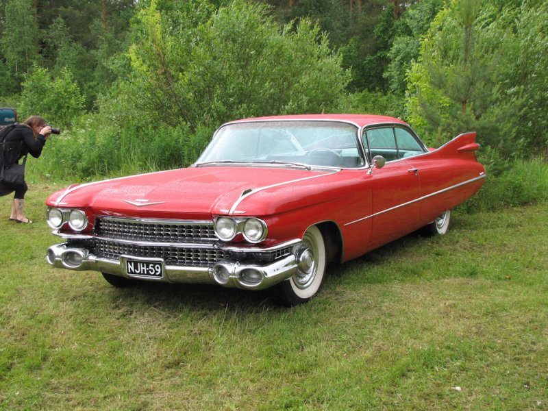 Cadillac COUPE DE VILLE 1959 встреча, олдтаймер