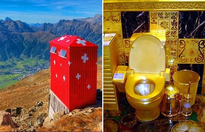 10 странных туалетов из разных уголков мира, которые потянут на звание «местной достопримечательности» весь мир,достопримечательность,санитария,технологии,туалет