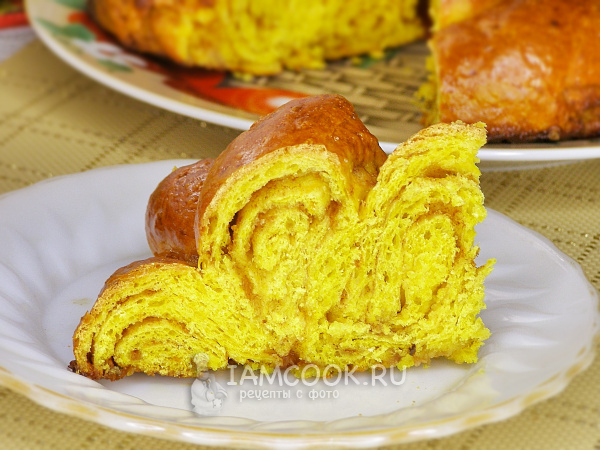 Тыквенная плетёнка, рецепт с фото