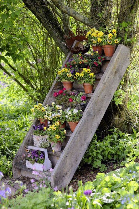 Занятные фишки для украшения сада. 20 фото, из которых вы точно найдете идею для себя декор,для дома и дачи
