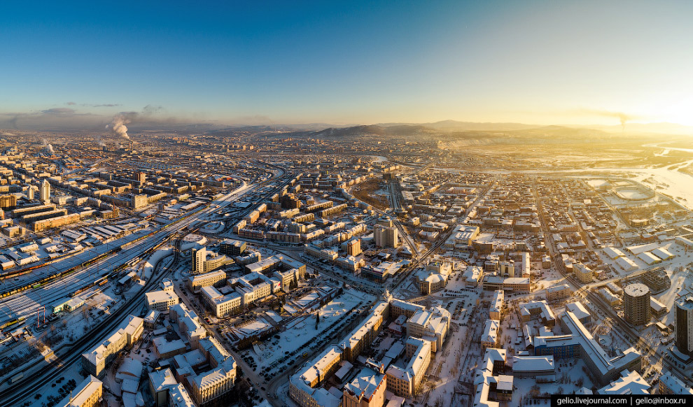 Улан-Удэ с высоты: центр российского буддизма Улан-Удэ с высоты: центр российского буддизма путешествия