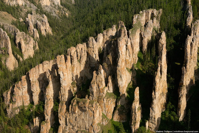 Ленские столбы. Якутия. Россия. Красивое фото