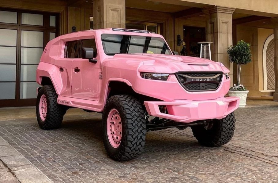 Посмотрите на розовый Rezvani Tank с лимонным салоном Посмотрите на розовый Rezvani Tank с лимонным салоном Новости