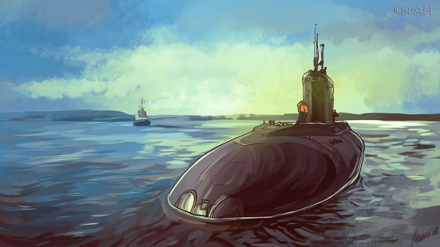 Рисунки подводных лодок