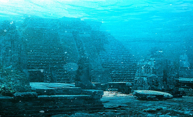 Дайверы исследовали подводную лестницу, ведущую в океанский разлом: ступени высотой в 5 метров тысяч, следы, только, водой, океанский, монумент, возраст, разлом, лестница, гигантскими, ступенями Кимура, предположил, берегов, лежат, плиты, останки, древнего, города, которого, самая