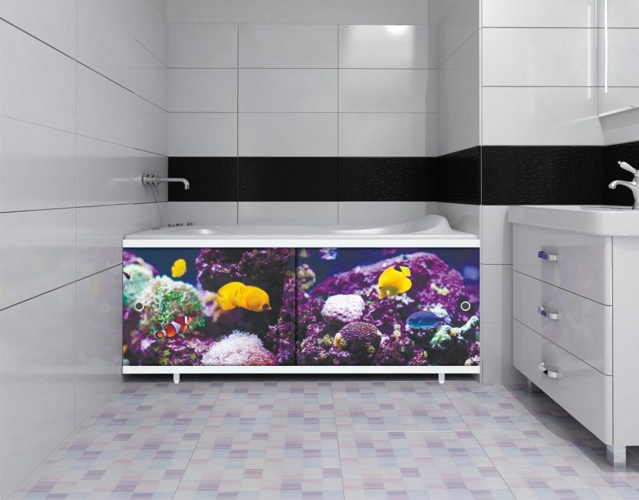 Ванная комната - это особенное пространство, где важен каждый штрих. И одним из ключевых элементов, способных преобразить этот интимный уголок, это экраны для ванны.-7-2