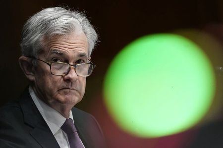 Federal Reserve Board Chairman Jerome Powell testifies during a Senate's Committee on Banking, Housing, and Urban Affairs hearing examining the quarterly CARES Act report to Congress, in Washington, DC, U.S., September 24, 2020. Drew Angerer/Pool via REUTERS - RC245J94T0TY