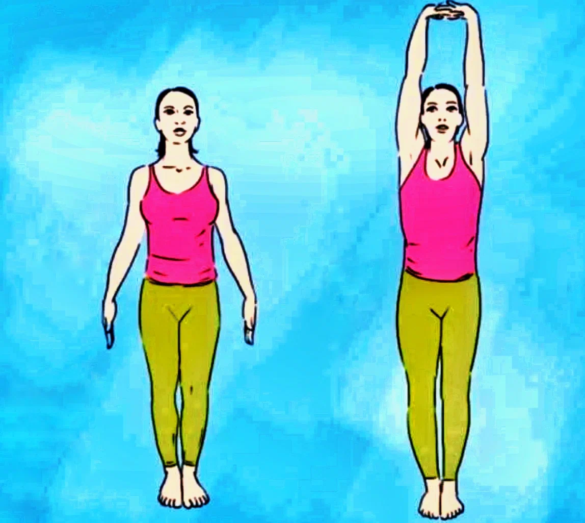Вы всего лишь поднимаете руки вверх, но худеете, улучшаете работу пищеварения, снижаете аппетит и даже улучшаете память вверх, поднимаем, когда, такой, может, более, который, можно, кислорода, снижение, очень, положение, поверхности, человек, очередь, течение, пищеварение, упражнение, которое, стресса