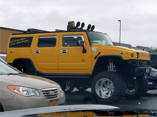 Ужасная подборка гадких Хаммеров авто