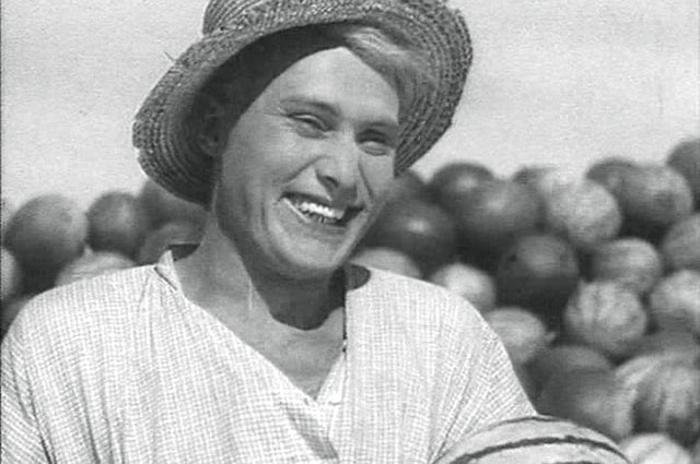 Кадр из фильма «Вратарь», 1936 г.