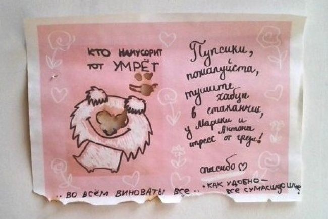 Забавные надписи в подъездах. Злые и добрые