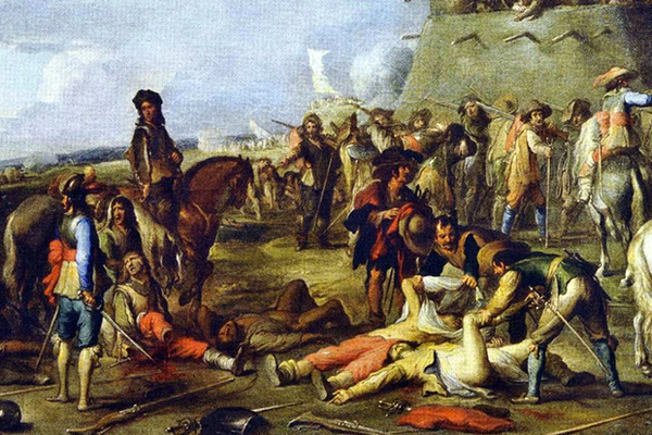 Корнелис де Валь «После одного из сражений Тридцатилетней войны»