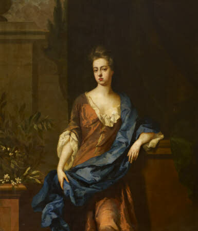 Рейчел Рассел, герцогиня Девонширская, Майкл Даль, 1696-99. Из коллекции Петворт-хауса 