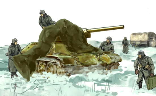 Немцы радостно поджигали подбитый советский танк Т-34 с экипажем внутри. Иван! Сдавайся! - были последние их слова перед смертью... (2022)