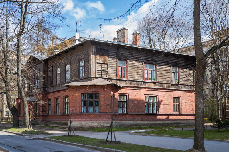 Жилые дома в историческом парке Петербурга петербург, факты, фото