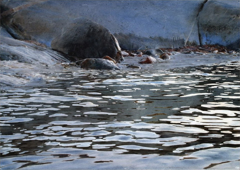 Stanislaw Zoladz. Гиперреализм. Вода акварелью. Акварель шестнадцатая