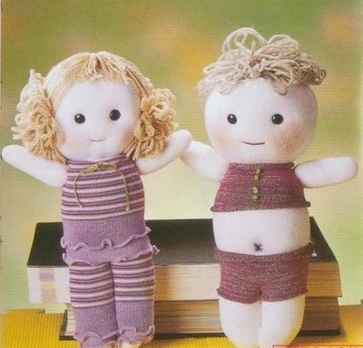 Куколки из носков Игрушки,из носков,рукоделие