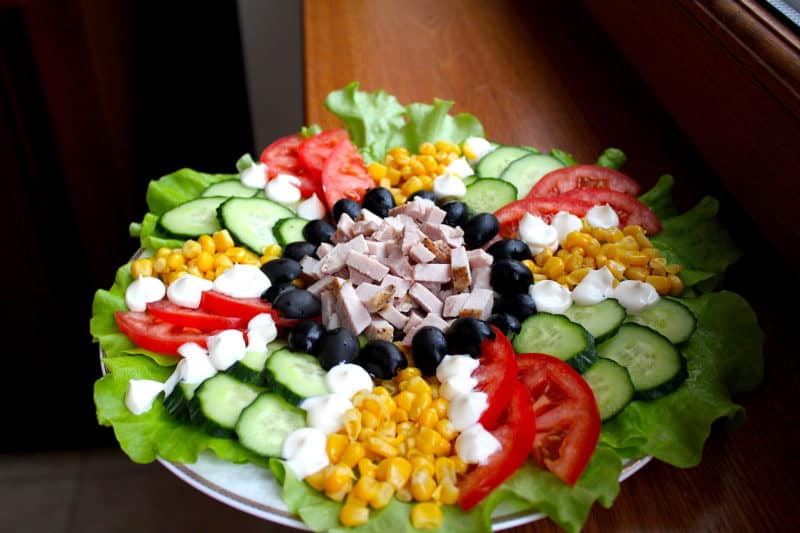 Салат Чревоугодник. Его подавали на второй день свадьбы 22