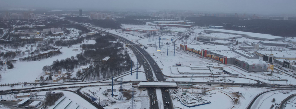 Собянин осмотрел реконструкцию развязки МКАД и Алтуфьевского шоссе