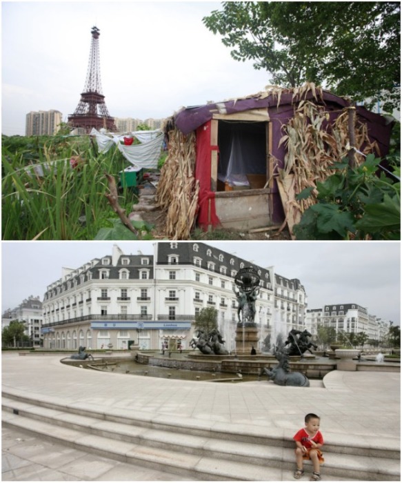 Архитектурные клоны: в Китае появились точные копии целых городов из других частей света китай,путешествие,страны,туризм